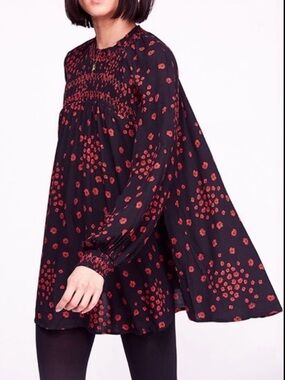 Free People Floral Top